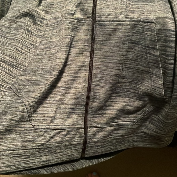 Nike Hoodie Mens Large Dri-Fit Full Zip Gray Training Long Sleeve Running size L - Picture 5 of 8